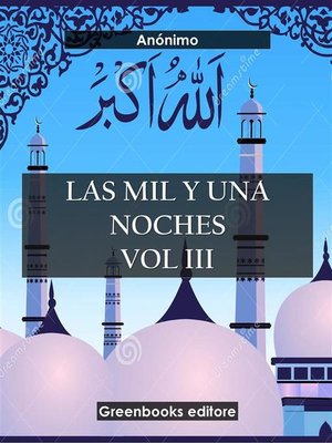 cover image of Las mil y una noches Vol III